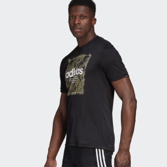 NWT Adidas Box logo jersey Tshirt - Picture 2 of 6